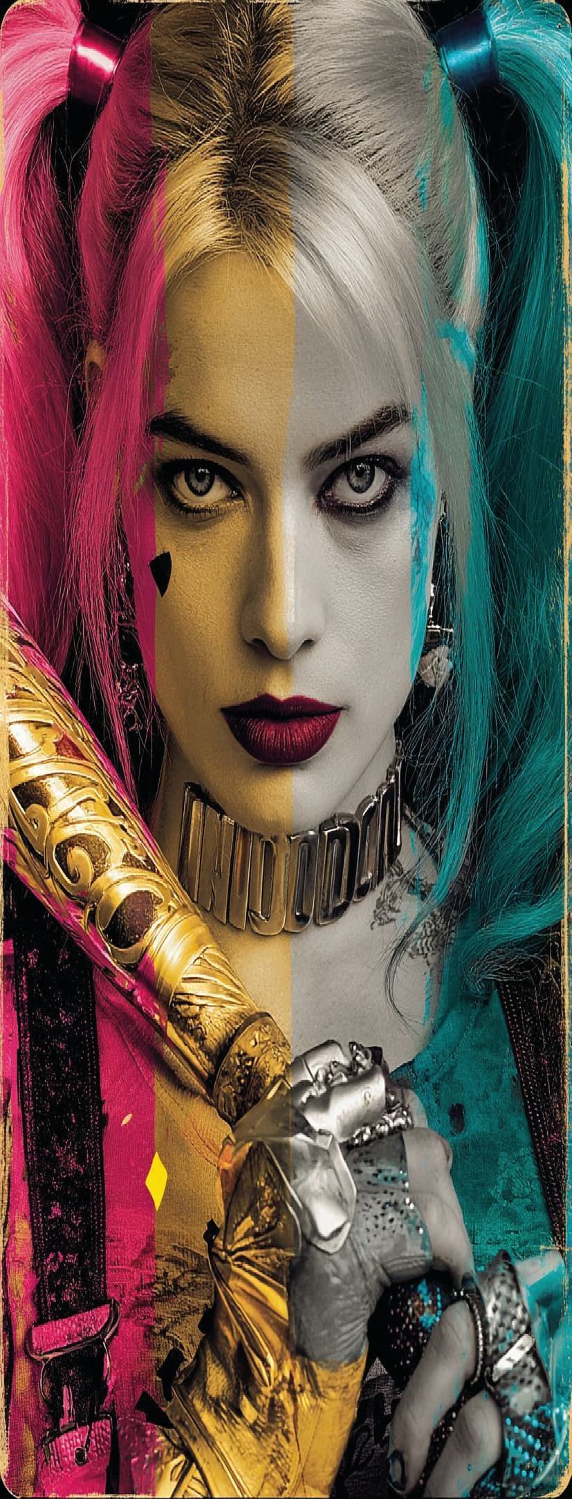 Harley Quinn Kapı Direk Kaplama - Görsel 2