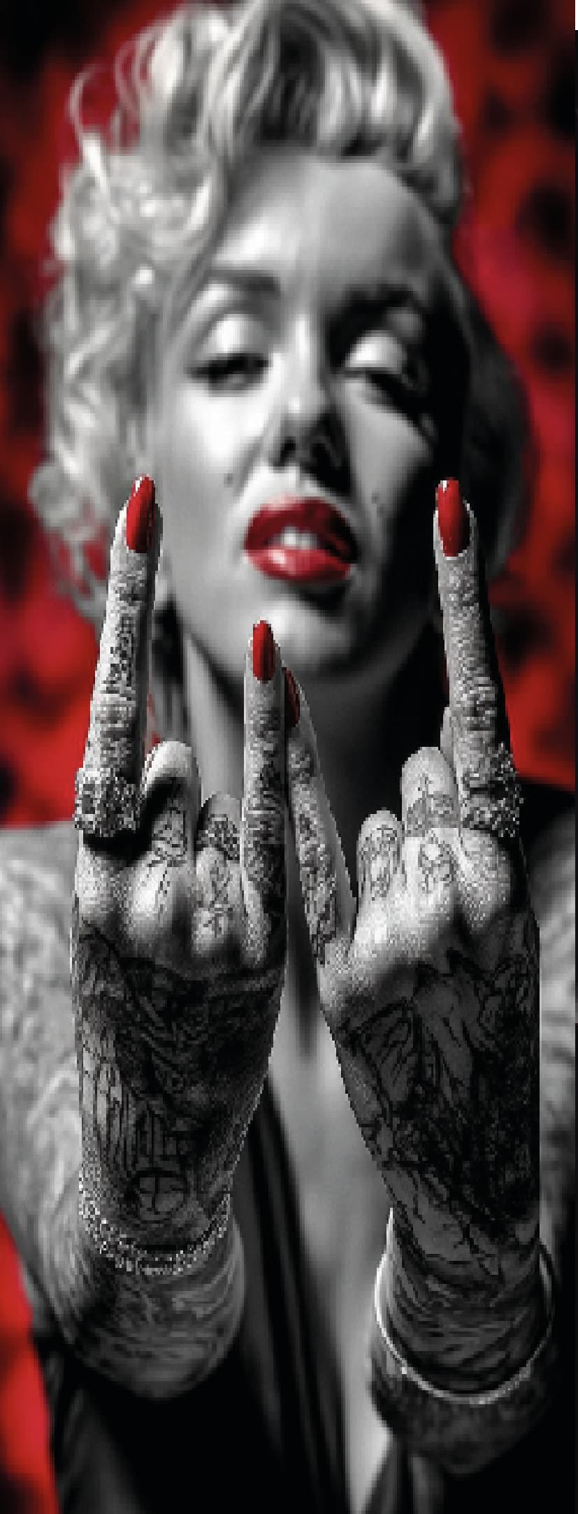 Marilyn Monroe Kapı Direk Kaplama - Görsel 2